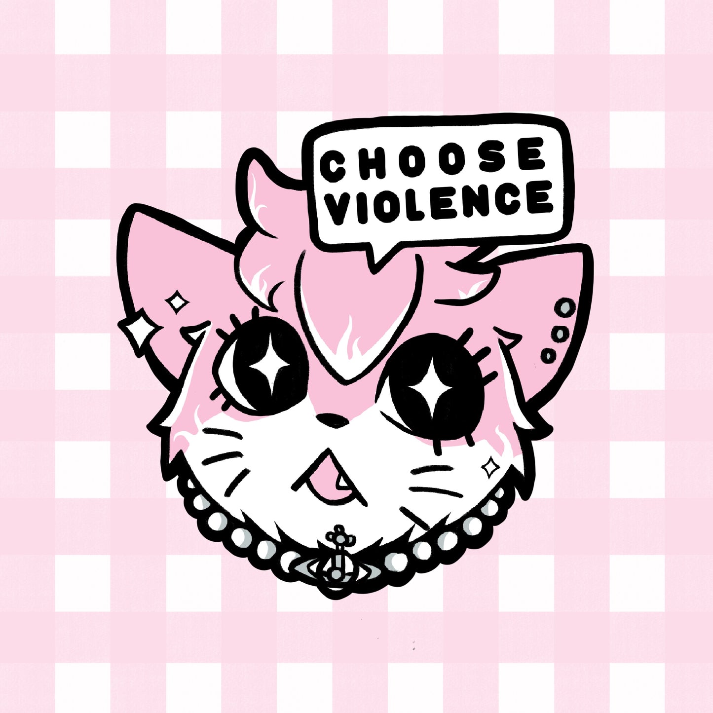 Print - Lerchas "Choose Violence"